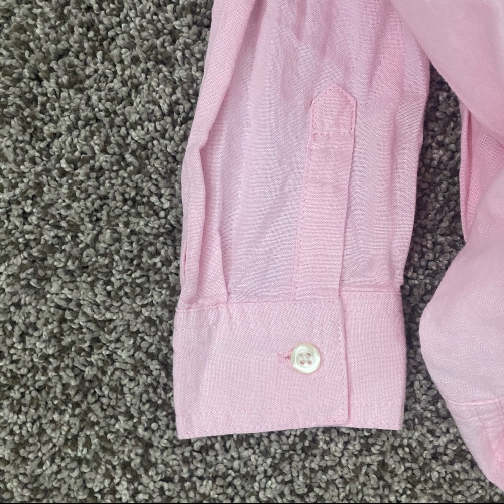 NWOT Old Navy Pink Boyfriend Fit Button Down Shirt - Picture 12 of 12